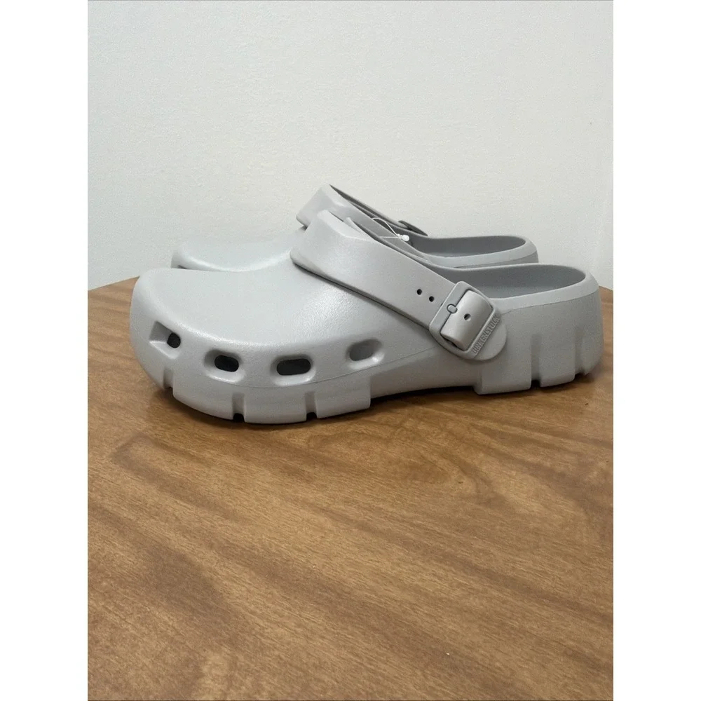 Birkenstock Mens Birki Flow‎ EVA clog Stone Coin 43 (US 10-10.5)